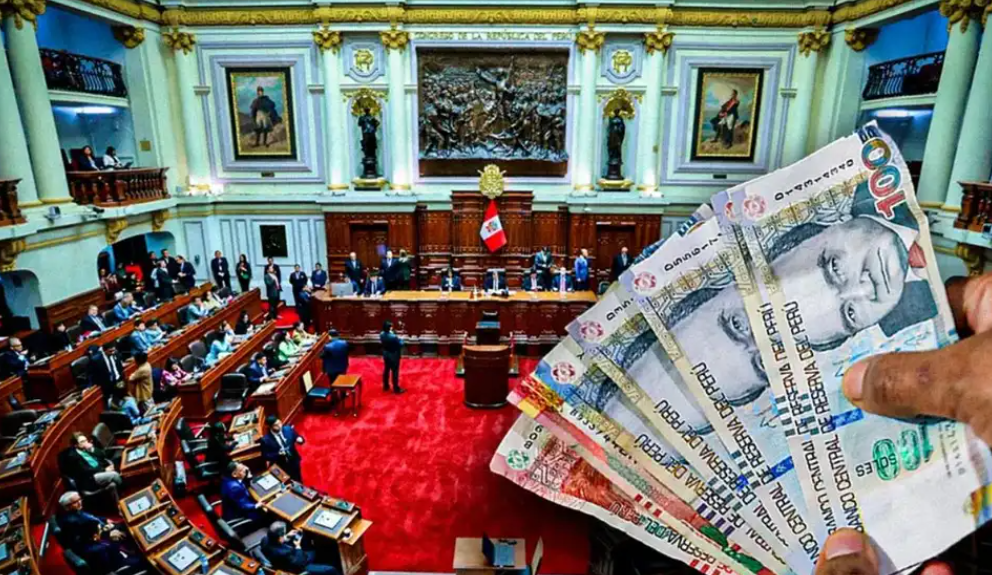 Congresistas recibirán S/ 46 900 entre gratificaciones y bonos navideños