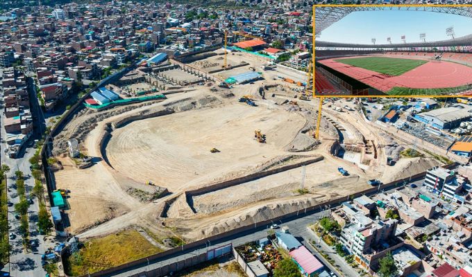 A 4 días de los Juegos Bolivarianos: Estadio prometido por Wilfredo Oscorima está inconcluso