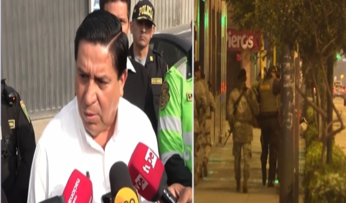 Ministro del Interior sobre prórroga del estado de emergencia: “Policías trabajarán vestidos de civil”