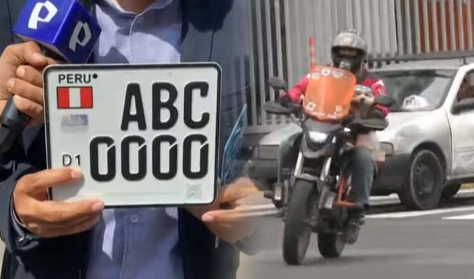Placas más grandes y con holograma de seguridad deberán tener motocicletas desde el 17 de diciembre