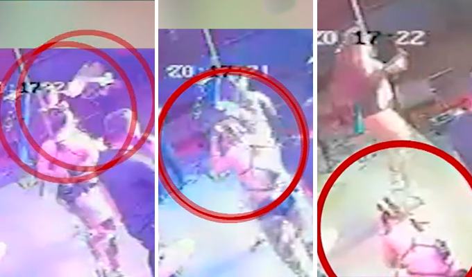 Atacan con botella a cantante en pleno show en Pucallpa