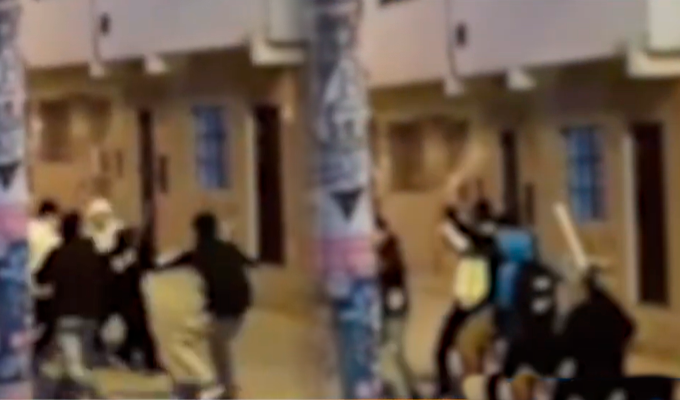 Menores con machetes desatan caos frente a colegio en San Martín de Porres