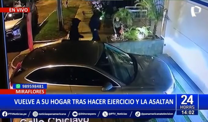 Miraflores: Delincuentes en camioneta asaltan a mujer que regresaba de hacer ejercicios