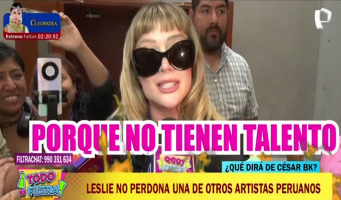 Leslie Shaw FULMINA a Emilio Jaime: “Que se dedique a estudiar porque no tiene talento para el canto”