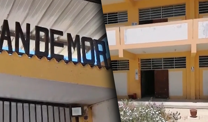 Investigan mensaje amenazante hallado en baño de colegio de mujeres en Piura