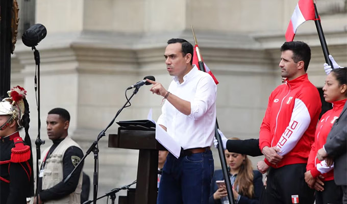 Presidente Jerí: Pese a dificultades mantenemos capacidad de organizar eventos internacionales