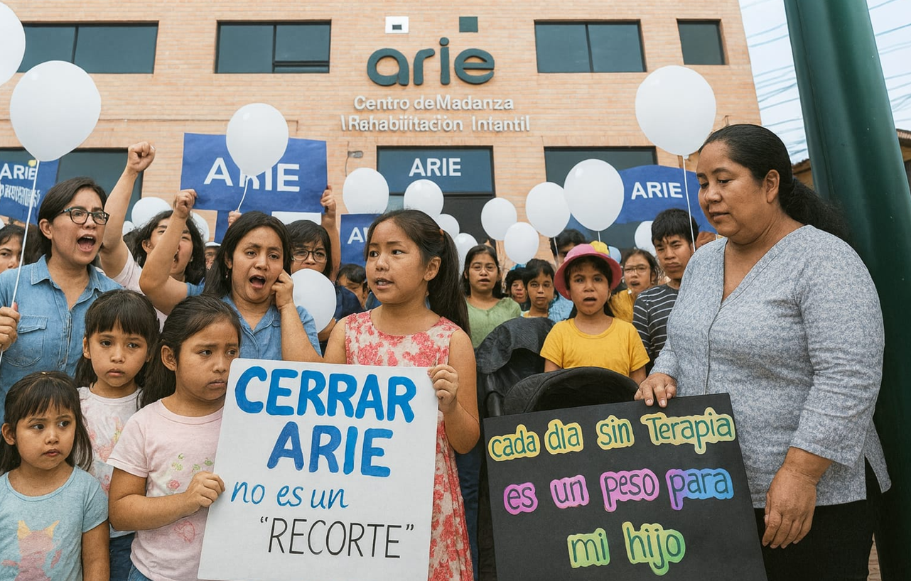 M&aacute;s de mil ni&ntilde;os con autismo, par&aacute;lisis cerebral y escoliosis quedan sin terapias tras desalojo de centro especializado