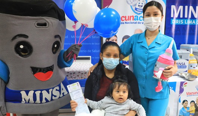 Este 24 de noviembre se inicia la tercera Jornada Nacional ‘VacunAcción’ contra el sarampión y la poliomielitis
