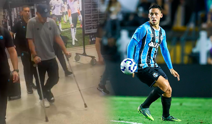 Gremio confirma lesi&oacute;n grave de Erick Noriega: no jugar&aacute; m&aacute;s esta temporada