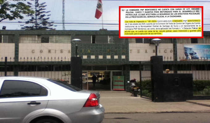 Contraloría revela que policías motorizados no cuentan con varas, cascos ni escudos