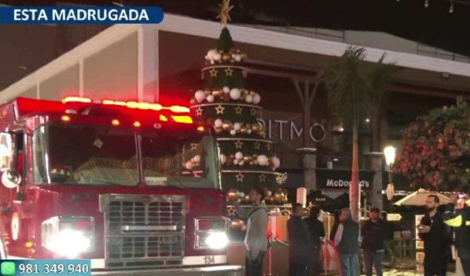 Incendio en centro comercial El Polo genera pánico en Surco: bomberos controlan emergencia