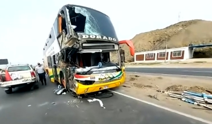 Tragedia en Huaral: dos muertos y varios heridos deja choque de bus interprovincial en Aucallama
