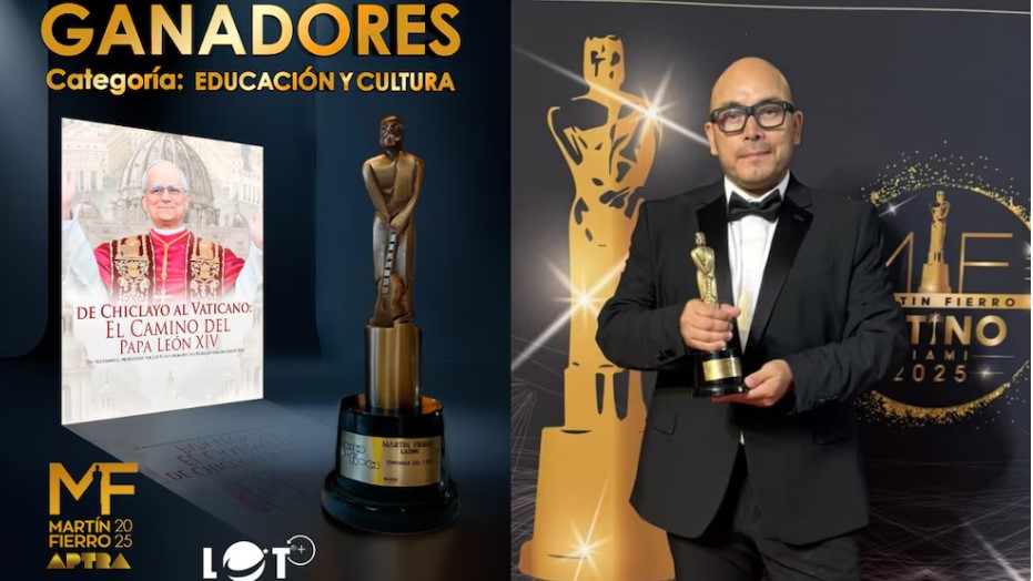 Documental peruano del Papa León XIV gana Premio Martín Fierro Latino 2025
