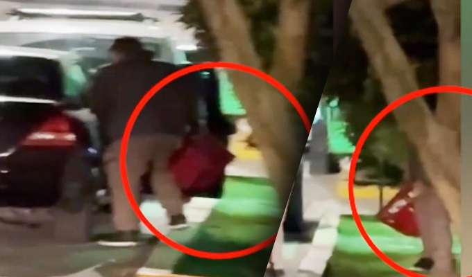 Captan a sujetos transportando cajas de cerveza en vehículo que estaría registrado a nombre de la PNP