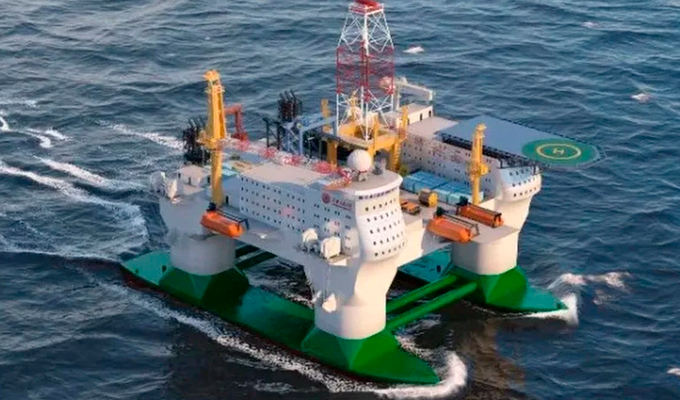 China construye una isla flotante autosuficiente con protección nuclear