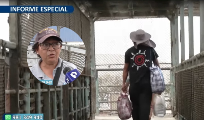 Fierros oxidados, bases rajadas y cero iluminación: así están los puentes peatonales de Faucett