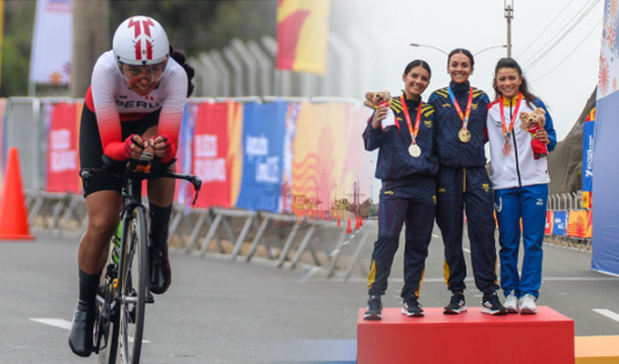 La Costa Verde recibió a los mejores exponentes del ciclismo de ruta de la región en los Juegos Bolivarianos 2025