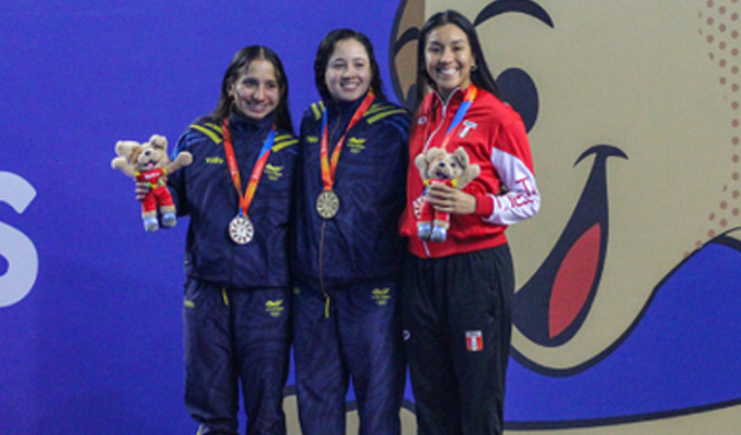 Perú suma su segunda medalla en Clavados en los Juegos Bolivarianos 2025