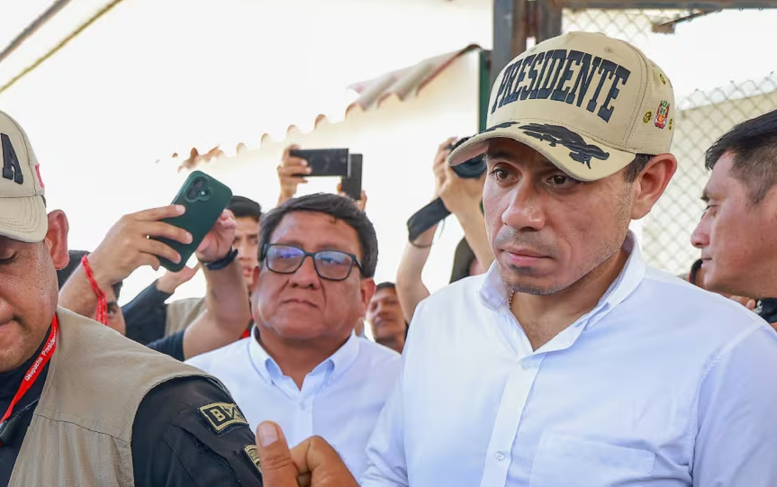 Tumbes: presidente José Jerí inspeccionó frontera con Ecuador