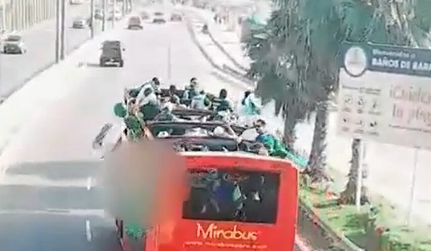 Momento exacto de la tragedia: cámara registra accidente que provocó muerte de hinchas de Palmeiras