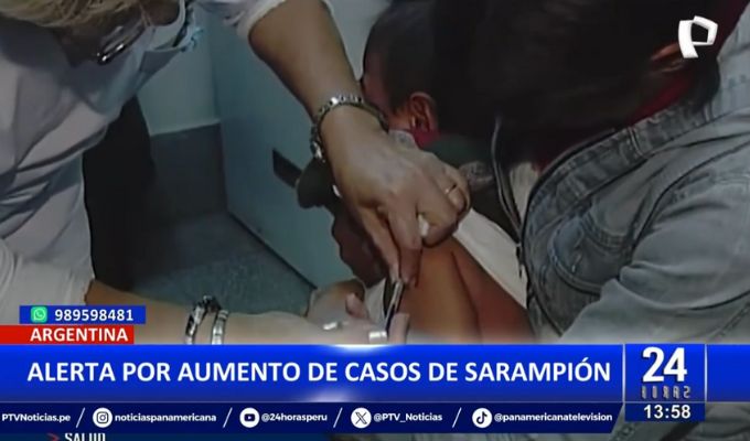Alerta en Argentina por aumento en casos de sarampión