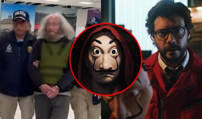 Delincuente que inspiró “La Casa de Papel” fue extraditado al Perú: lo acusan de tráfico de drogas