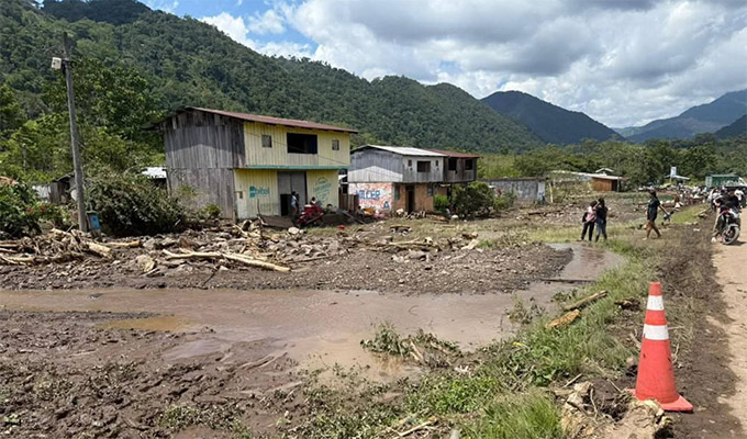 Decenas de viviendas inhabitables dejan las intensas lluvias en la región San Martín