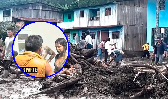 Huaico en Huánuco y San Martín deja viviendas destruidas y decenas de afectados