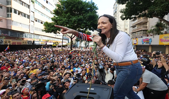 María Corina Machado convoca marcha mundial tras ser galardonada con el Nobel de la Paz