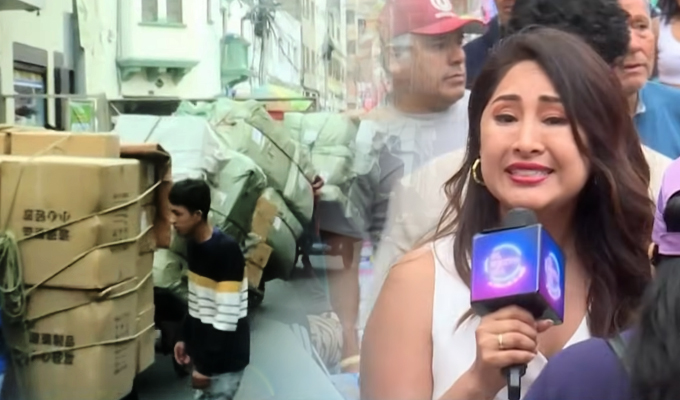 ¡Ni un espacio libre! Así es el caos navideño en el Mercado Central