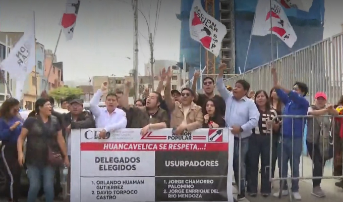 Militantes de Acción Popular denuncian presunto fraude en proceso de selección de delegados