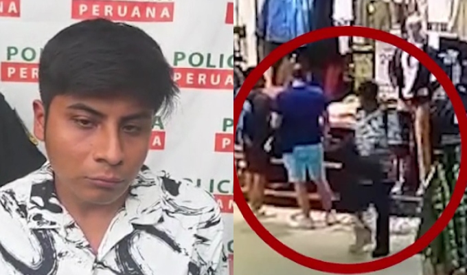 Miraflores: dos tenderos caen tras ser captados robando 21 prendas y vinos caros