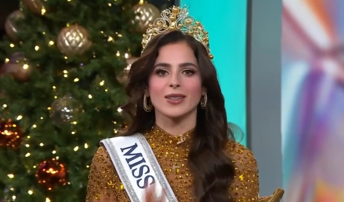 Fátima Bosch abandona entrevista en vivo tras preguntas sobre polémicas que rodean su coronación como Miss Universo 2025
