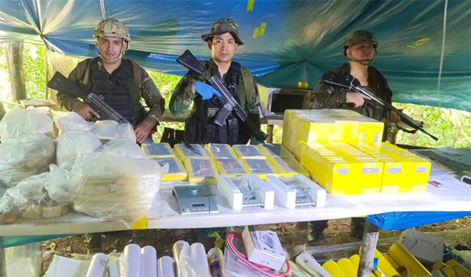 Huánuco: en megaoperativo incautan 95 kilos de droga de alta pureza lista para ser trasladada a Lima