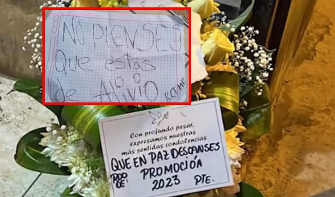 VES: hostal cierra luego que delincuentes dejaran explosivo y dos coronas fúnebres