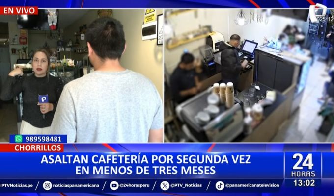 Chorrillos: Asaltan cafetería por segunda vez en menos de 3 meses
