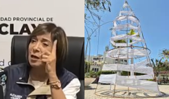 Alcaldesa de Chiclayo niega gasto de S/ 20 mil en árbol navideño tras ola de críticas