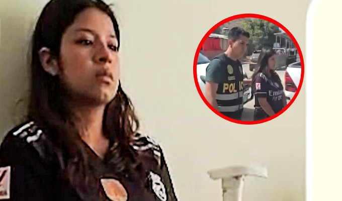 Trujillo: joven detenida por extorsión llora y asegura estar arrepentida de su delito