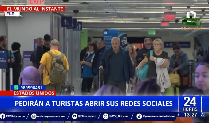 Estados Unidos: Proponen exigir a turistas mostrar el historial de sus redes sociales