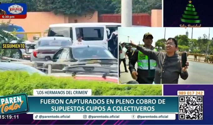 Madre sale a defender a sus hijos detenidos por presunto cobro de cupo: "Son llenadores de combi"
