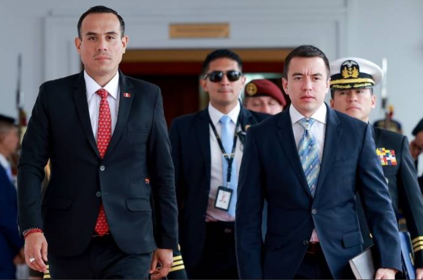 José Jeri asegura que Perú y Ecuador tienen los mismos problemas de inseguridad