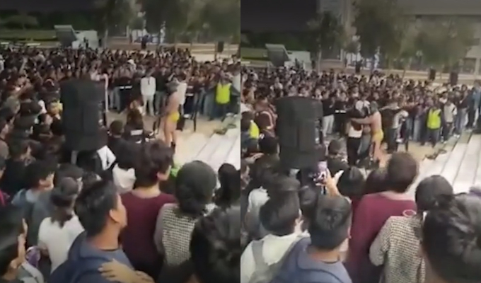 Polémica en San Marcos: realizan show con strippers durante celebración estudiantil