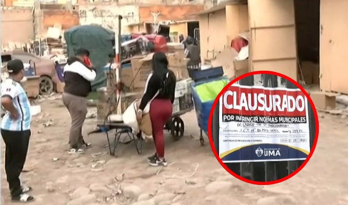 Intervienen almacén clandestino en el Cercado de Lima: seguía operando pese a ser clausurado