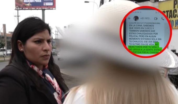 Amenazan de muerte a fiscal de Lima Norte, pese a contar con resguardo policial