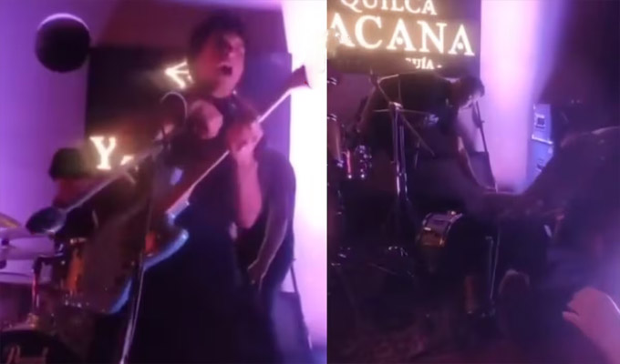 Cantante sufrió descarga eléctrica durante presentación en un conocido local del Centro de Lima