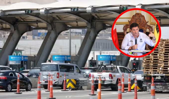 Reggiardo descarta cobro de peajes en la Panamericana hasta contar con rutas alternas