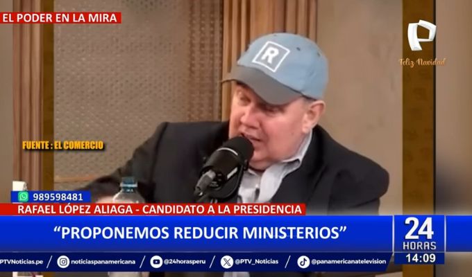 Rafael López Aliaga insiste en reducir Ministerios: "Va a ser un shock legislativo"