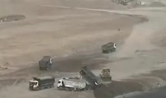 San Miguel: intervienen camiones que arrojaban desmonte en la playa Mar Brava