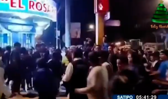 Demolición del mercado de Mazamari termina en enfrentamientos y denuncias