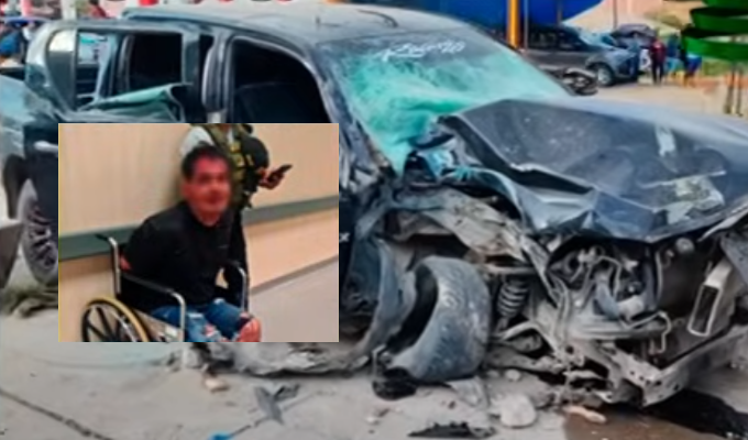 Jaén: Alférez de la PNP en presunto estado de ebriedad protagoniza violento accidente